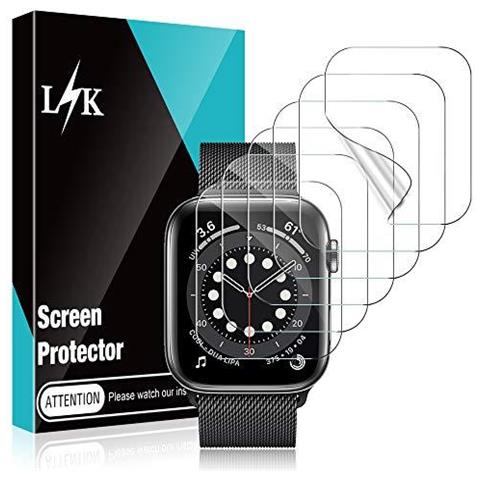 Schermo Lk 6 Pack Protector Per Apple Osservare 40 Millimetri Serie 654 Bordi No Sollevato Se Hd Rimuovono Flessibile Premio Tpu Film Caso Amichevole Bolla-libero Non Bagnato Applicazione Tpu Film - Foto 1