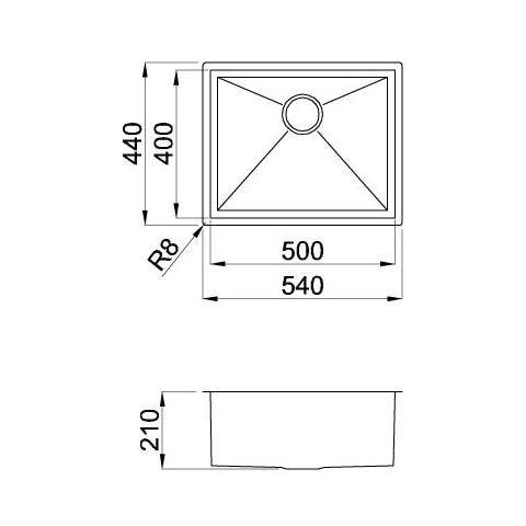 Lav. Square 500 Ix 54x44 - Foto 2