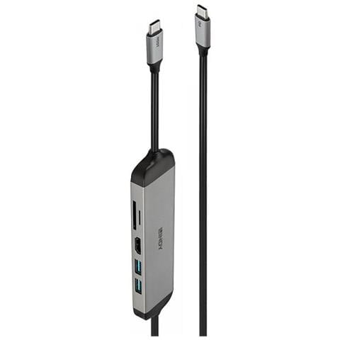 43326 Replicatore Di Porte E Docking Station Per Notebook Cablato Usb 3.2 Gen 1 (3.1 Gen 1) Type-c Nero, Grigio - Foto 1
