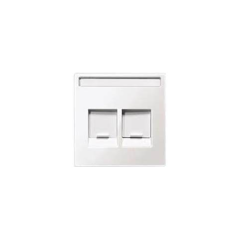 Meg4574-0319 Bianco Placca Copripresa E Copri Interruttori - Foto 1