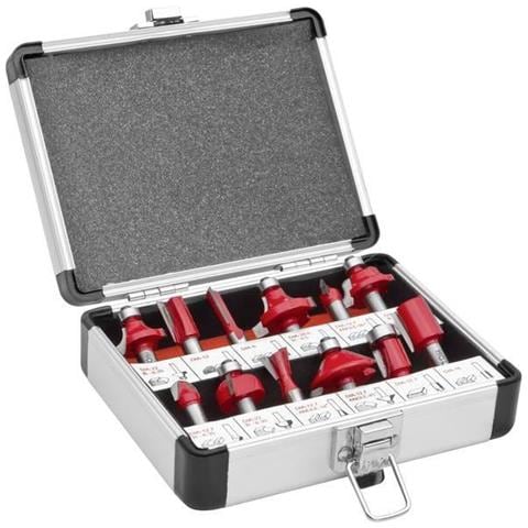 Kit Set Frese Fresatura Per Fresatrici Legno Gambo 8 Mm Holzmann Ofs12 - Foto 6