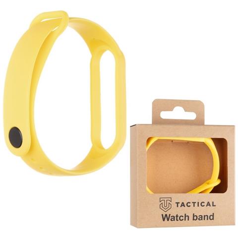 Cinturino 654 Originale Silicone Per Xiaomi Mi Band 5 - 6 Giallo - Foto 1