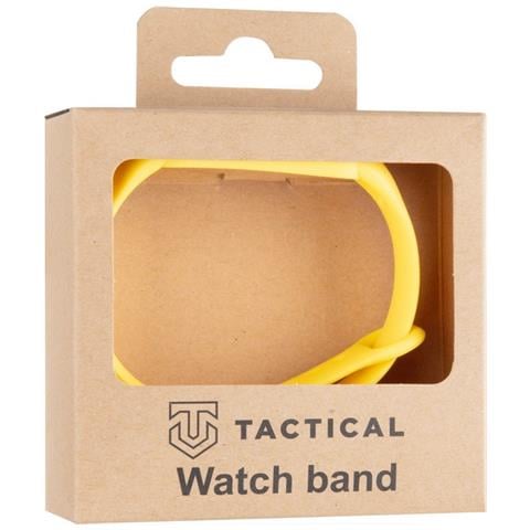 Cinturino 654 Originale Silicone Per Xiaomi Mi Band 5 - 6 Giallo - Foto 4