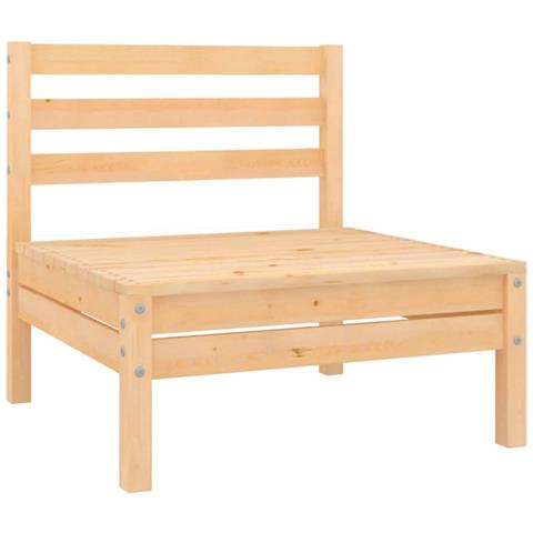 Set Divani Da Giardino 6 Pz In Legno Massello Di Pino - Foto 2