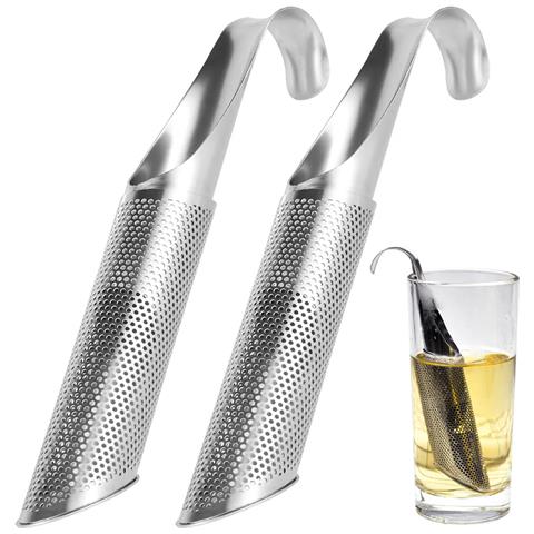 Colino Da Tè Con usore Per Tè A Pipa Lunga, Confezione Da 2 Silver - Foto 7
