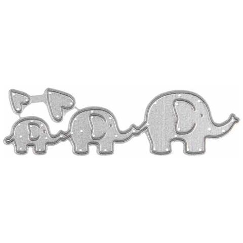 Matrice Da Taglio Elefante 2,3 X 0,8 X 0,7 Cm - Foto 1