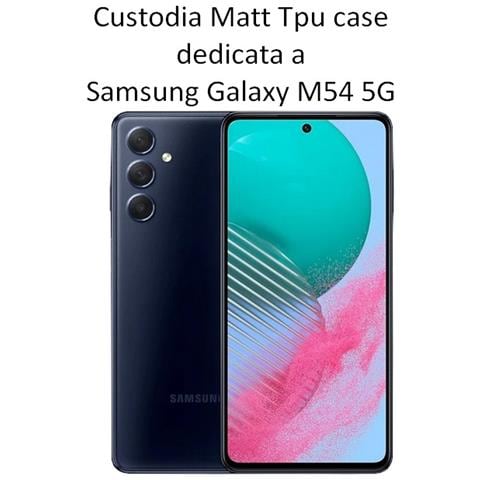 Custodia Tpu Silicone Cover Case Per Samsung Galaxy M54 5g M546 Black - Foto 2