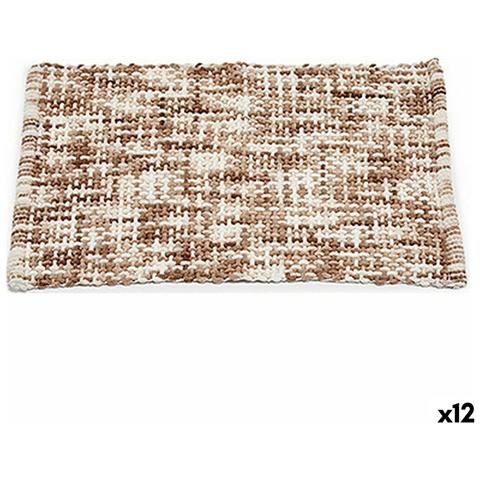 Tappeto Da Bagno 50 X 80 Cm Beige (12 Unità) - Foto 1