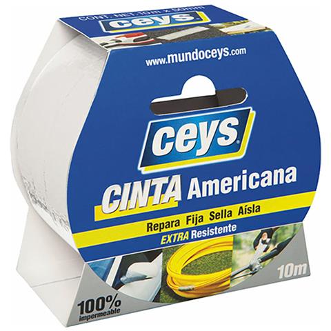 Nastro Americano Bianco (10 M X 50 Mm) - Foto 1