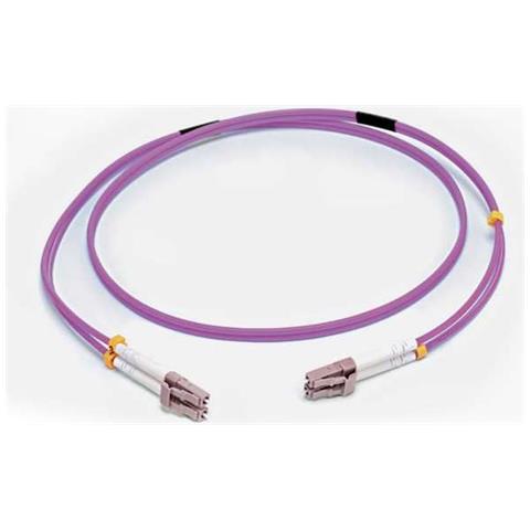 CAVO PATCH IN FIBRA OM4 LSZH LC /LC 5 M - VIOLA - Foto 1