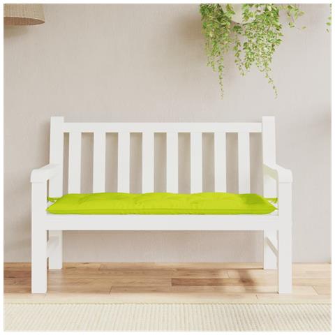 Cuscino Per Panca Verde Brillante 120x50x7 Cm In Tessuto Oxford - Foto 3