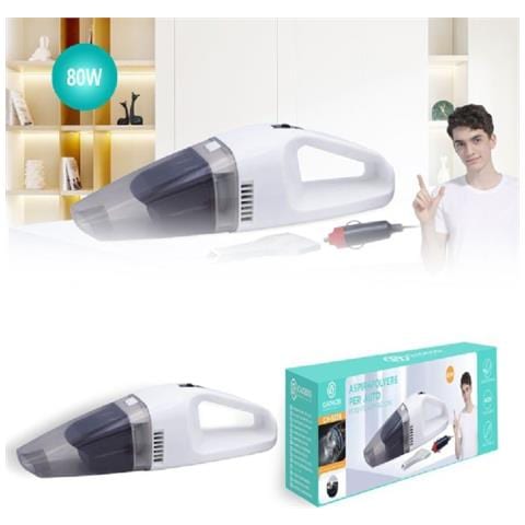 Trade Shop - Aspirapolvere Portatile Auto Camper Presa Accendisigari 12v 80w Accessori Cx-9359 - Foto 1
