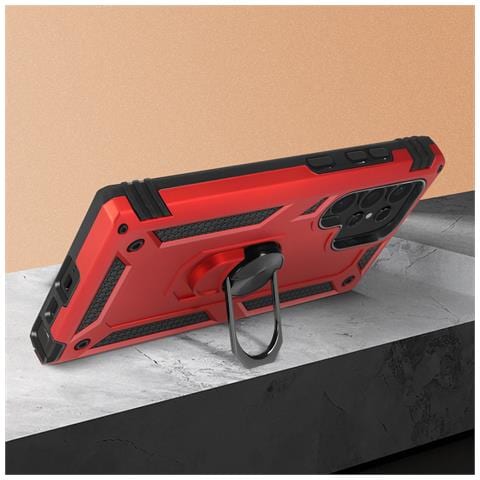 Cover Per Samsung Galaxy S24 Ultra Ibrida Anello Supporto Magnetico - Foto 5