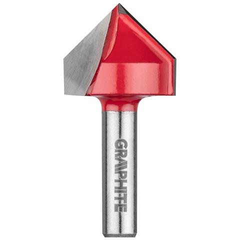 Fresa Per Scanalature A V, Hm, 25,4 X 25,4 Mm, Gambo 8 Mm - Foto 1