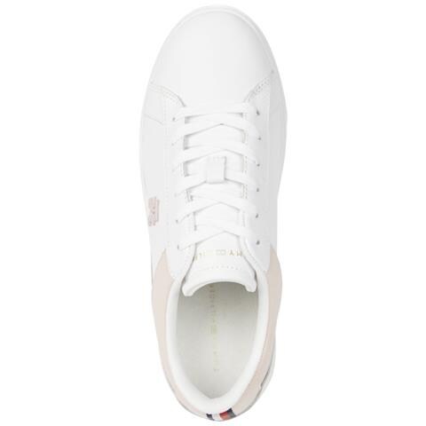 Platform Court Sneaker White Whimsy Pink Sneakers Pelle Scarpe Donna Bianco Eu 41, Fw0fw07910 0lb - Foto 2