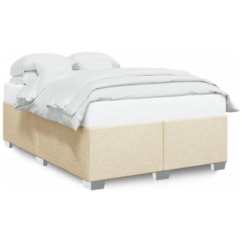 Giroletto Senza Materasso Crema 140x190 Cm In Tessuto - Foto 2