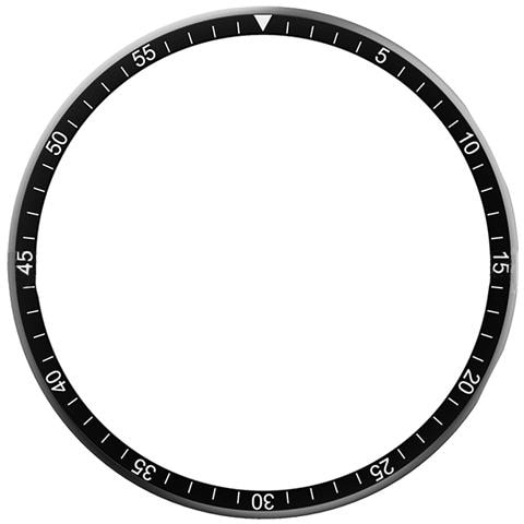 Anello Lunetta Nero 40mm In Acciaio Inossidabile Per Galaxy Watch - Foto 2