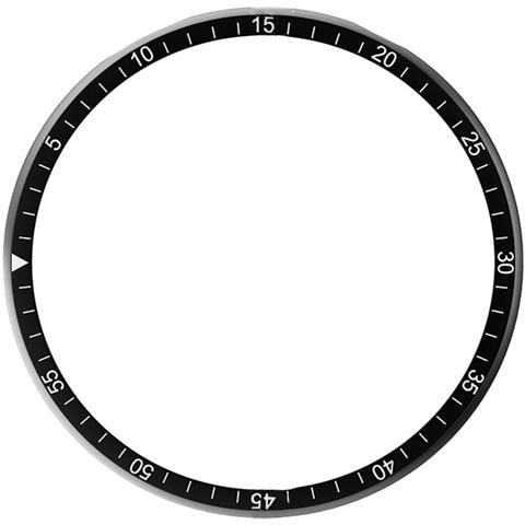 Anello Lunetta Nero 40mm In Acciaio Inossidabile Per Galaxy Watch - Foto 3