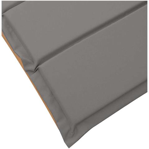 Lettini prendisole con cuscini 2 pezzi Grigio scuro Legno di acacia massello - Foto 9