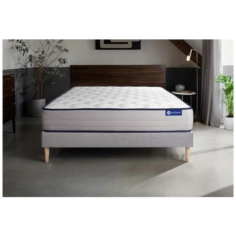 Kit Rete E Materasso Matrimoniale Actilatex Form 140x190cm - Spessore : 22cm - Lattice E Memory Foam - Rigido - Foto 1
