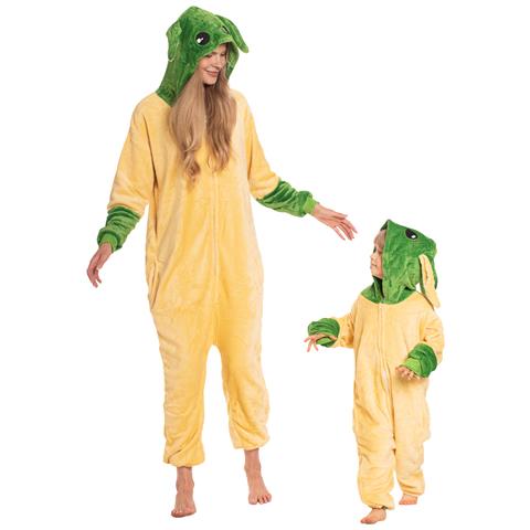 Pigiama Per Bambini Kigurumi Onesie Star Wars Yoda Giallo 105-115 Cm - Foto 2