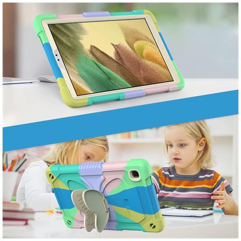 Custodia Per Samsung Galaxy Tab A8 10.5” Con Supporto E Tracolla Colorata - Foto 2