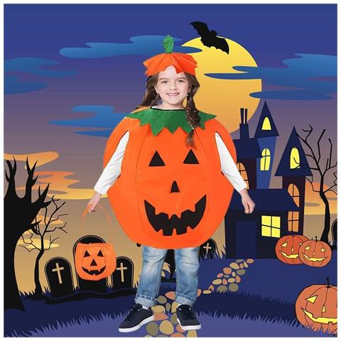 Chuangou Costume Di Halloween Zucca Per Bambini 100 - 150 Cm - Foto 2