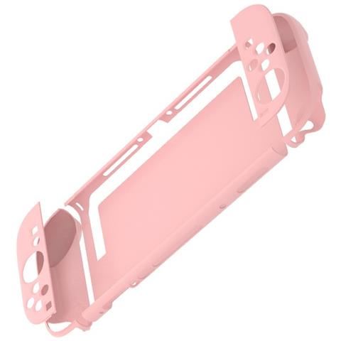 Custodia Protettiva Rigida In Pc Compatibile Con Nintendo Switch 2 - Cover Trasparente Pink - Foto 2