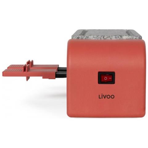 Griglia Per Raclette Per 2 Persone, 450 W, Rossa - Doc310r - Foto 4