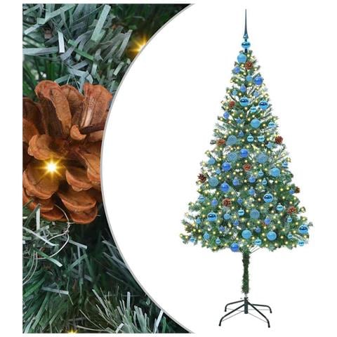 Albero di Natale artificiale Verde 180 cm PVC e Acciaio - Foto 1