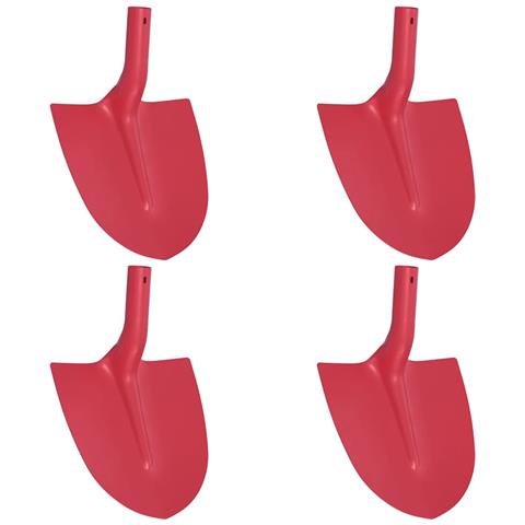 Testa di Pala 4 pcs Rosso 39,5 x 27,5 cm - Foto 1