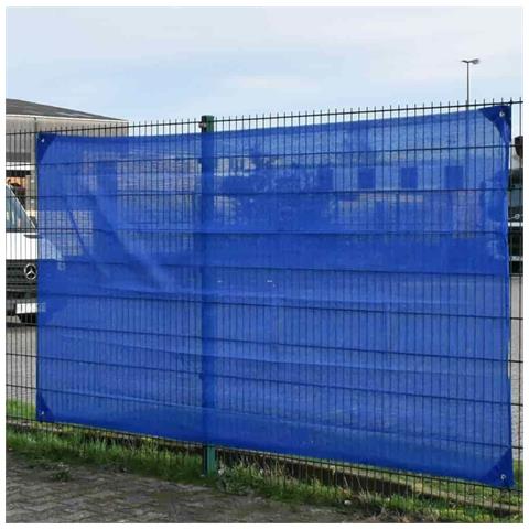 Rete Ombreggiante Blu Per Cantiere 1 80m X 3 45m - Foto 1