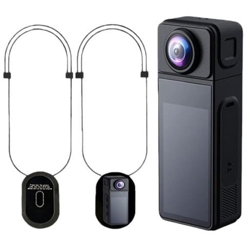 Mini Action Camera 4k Wifi: Obiettivo Girevole A 270°, Eis, Design Magnetico Indossabile - Foto 1