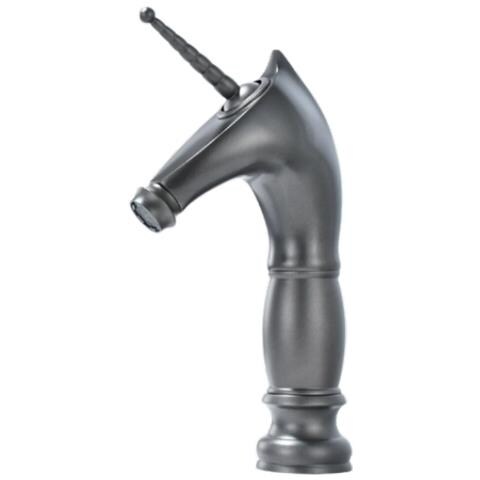 Rubinetto per lavabo da bagno, Blackswan, tipo M276 Unicorn, modello grigio medio, misura 27,2 cm - Foto 1