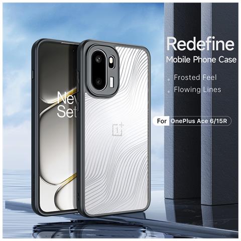 Cover per Ace 6T 5G - TPU+PC, Nero - Foto 4