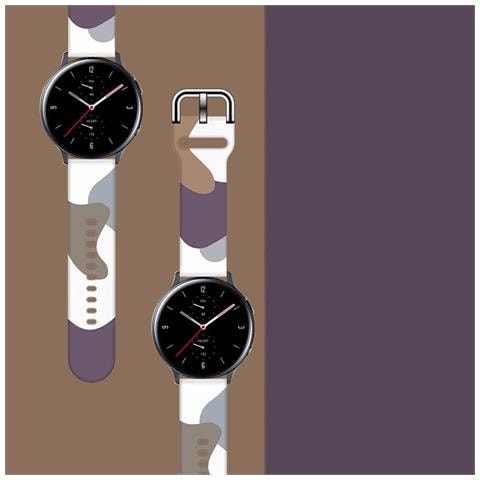 Cinturino Moro In Silicone Per Samsung Galaxy Watch 46 Mm, Bracciale Per Orologio 9 - Foto 3