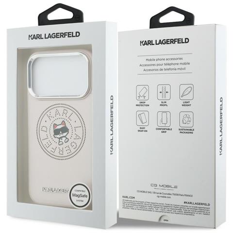 Custodia Per Iphone 17 Pro, Rosa Karl Lagerfeld - Foto 7