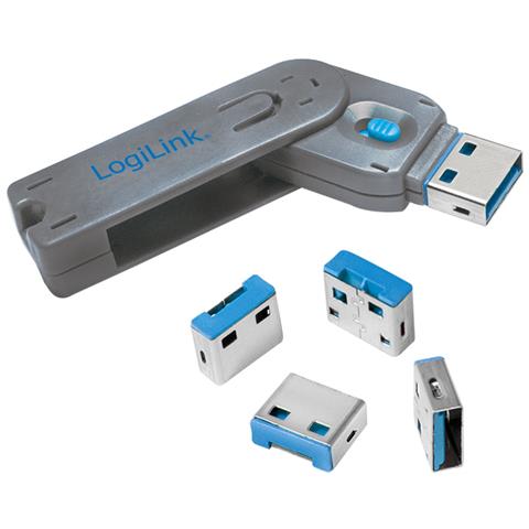 IUSB-LOCKPORT4 - Lucchetto di bloccaggio porta USB con 4 serrature - Foto 1