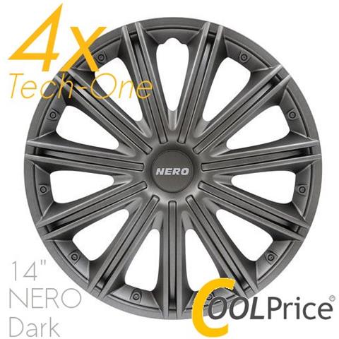 Copricerchi Auto Universali 14 Pollici Nero Tech-one Dark 31516 - Foto 1