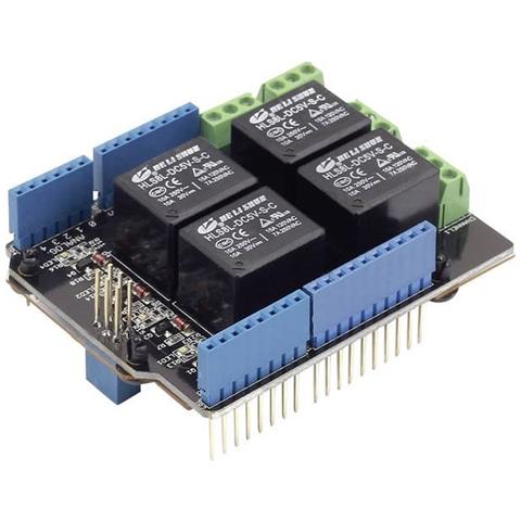 Relay Shield V3.0 Shield Relè Adatto Per: Arduino - Foto 1