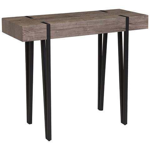 Tavolo Consolle In Legno Scuro Adena - Foto 18