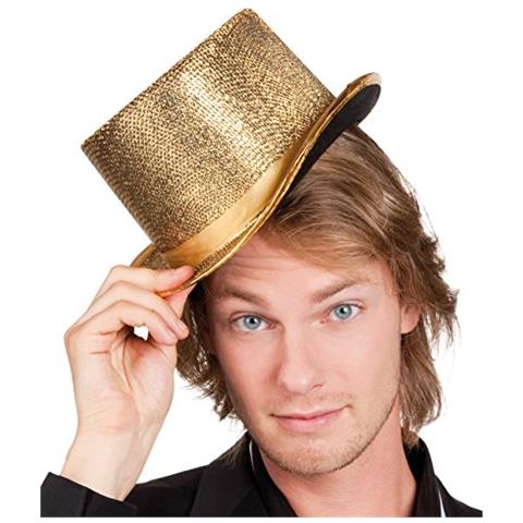 Cappello Di Feltro, Oro Glitz Eve Cilindro - Foto 1