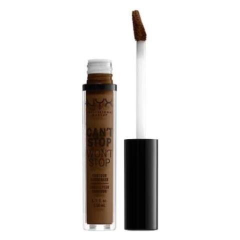 Correttore Per Occhiaie E Imperfezioni Della Pelle Offuscate, Finitura Opaca, Nyx Professional Makeup Can't Stop Won't Stop, Noce, 3,5 Ml - Foto 2