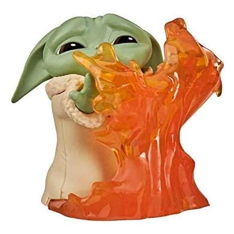 Star Wars Mandalorian The Child Baby Yoda N. 9 Stopping Fire Figure 6cm The Bounty Collection - Foto 1