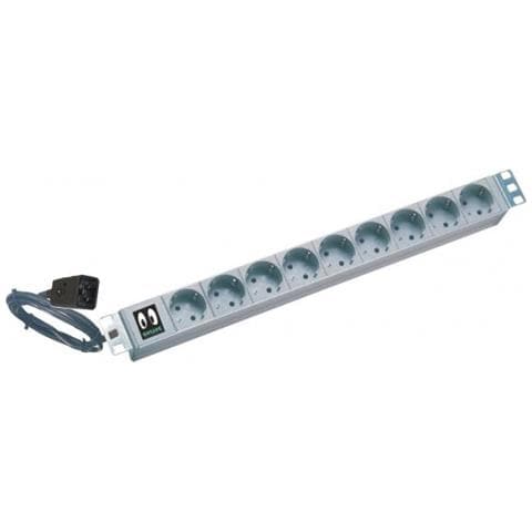 Online Usv-systeme Kg16a9sch-rack Protezione Da Sovraccarico 9 Presa (e) Ac Grigio 2 M - Foto 1