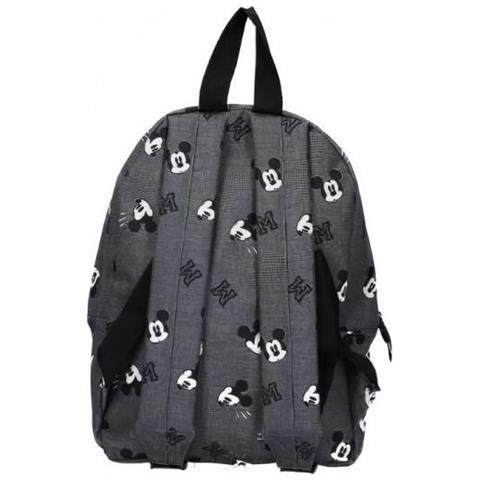 Zaino Topolino 31 X 22 Cm Poliestere Grigio - Foto 2