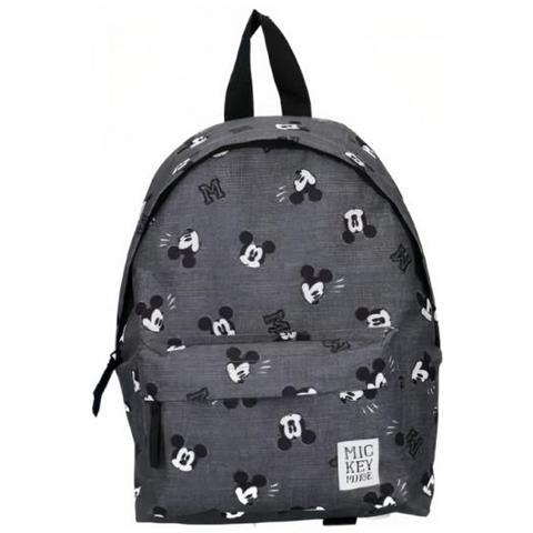 Zaino Topolino 31 X 22 Cm Poliestere Grigio - Foto 1