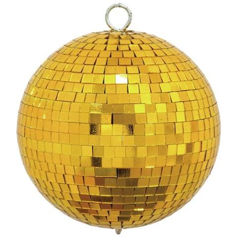 Mirror Ball 15cm Gold - Foto 1