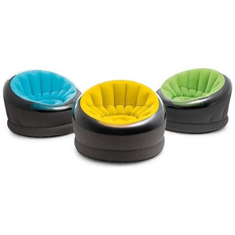 68582NP Poltrona Gonfiabile Empire Colori Assortiti 112x109x69 cm - Foto 1