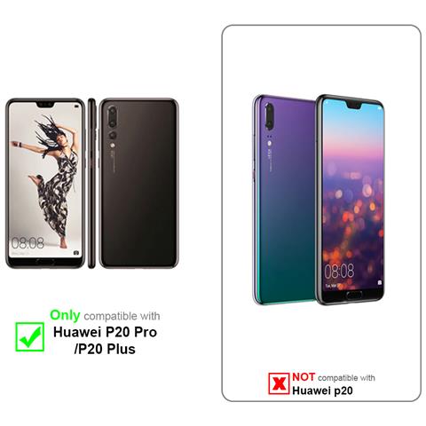 Cadorabo Custodia Compatibile Con Huawei P20 Pro In Turchese Fiore - Coperchio Protettivo In Design Floreale Con Chiusura Magnetica, Funzione Stand E Slot Per Carte - Foto 2